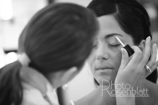 maquillage de la mariée