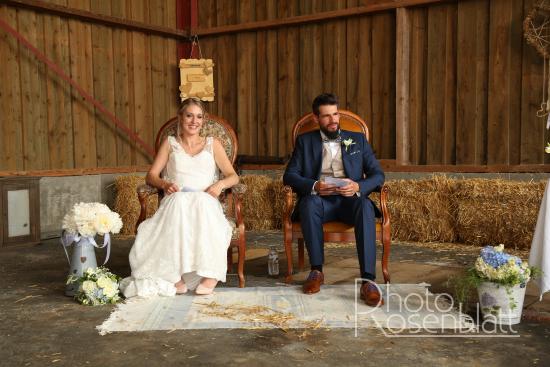 mariage dans une grange