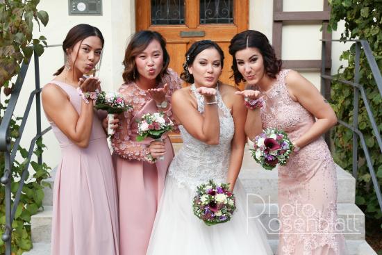 filles d'honneur au cocktail