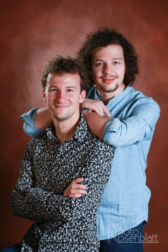 Portraits de deux frêres